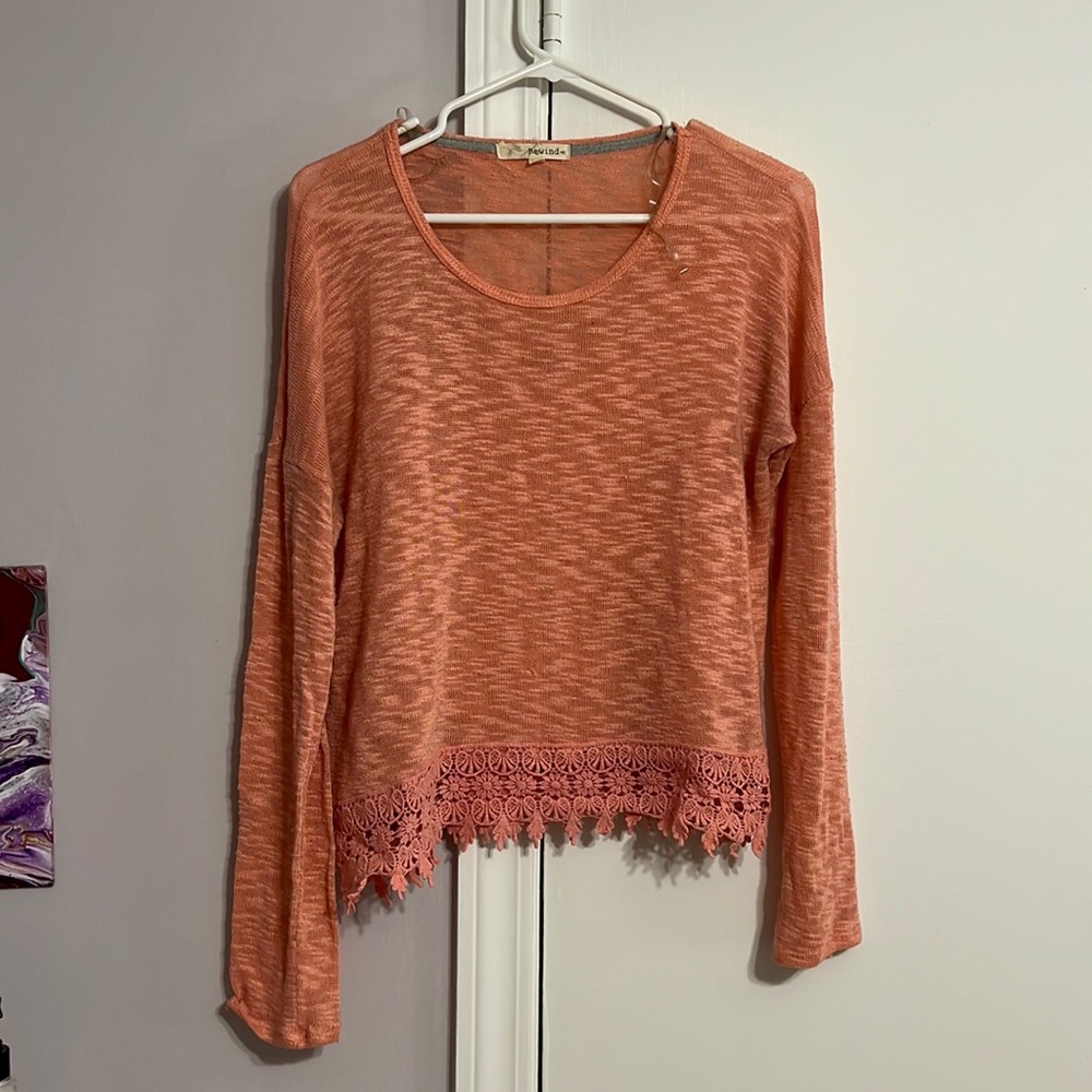 Coral Light Sweater